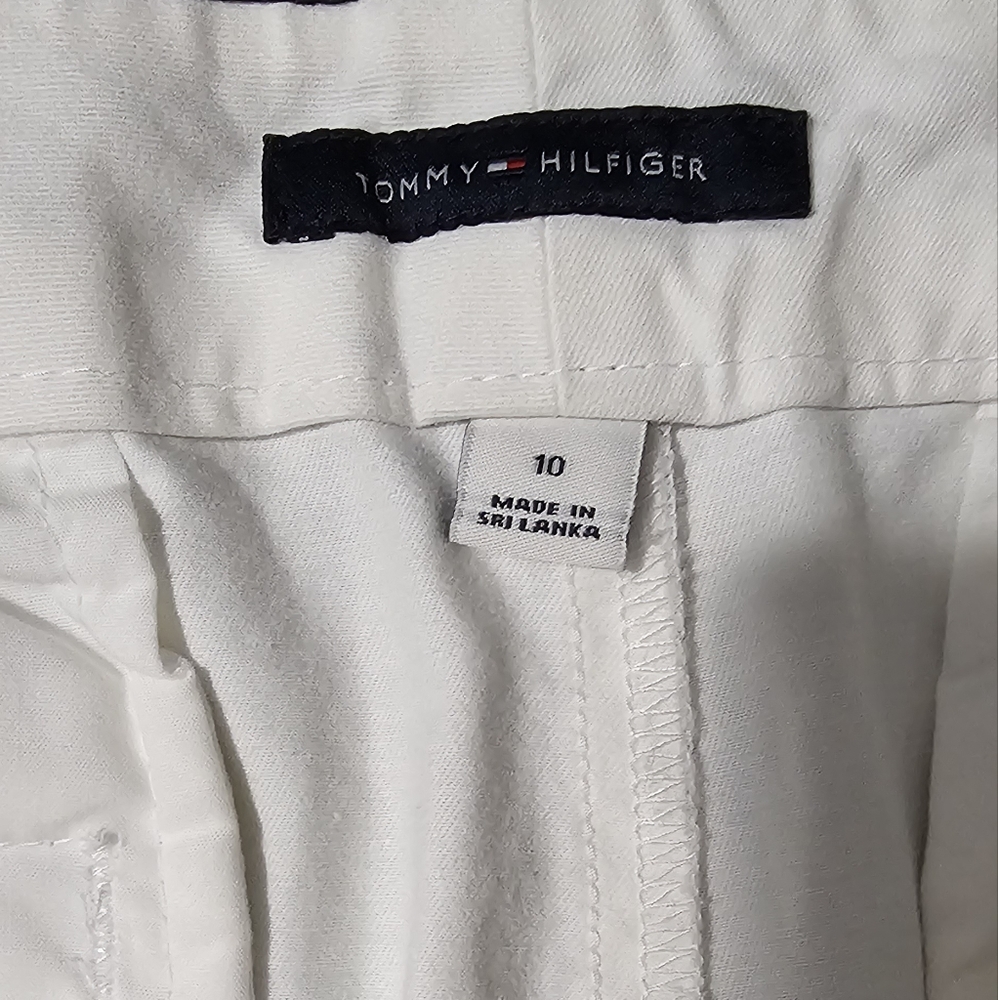 Tommy Hilfiger | White Cotton Flex 5-Inch Hollywood Shorts - Picture 5 of 7